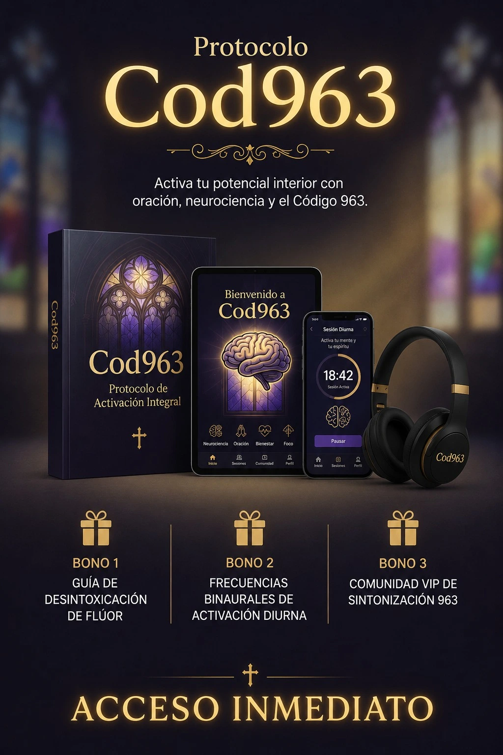 Protocolo Código 963 — acceso a la aplicación + 3 bonos incluidos