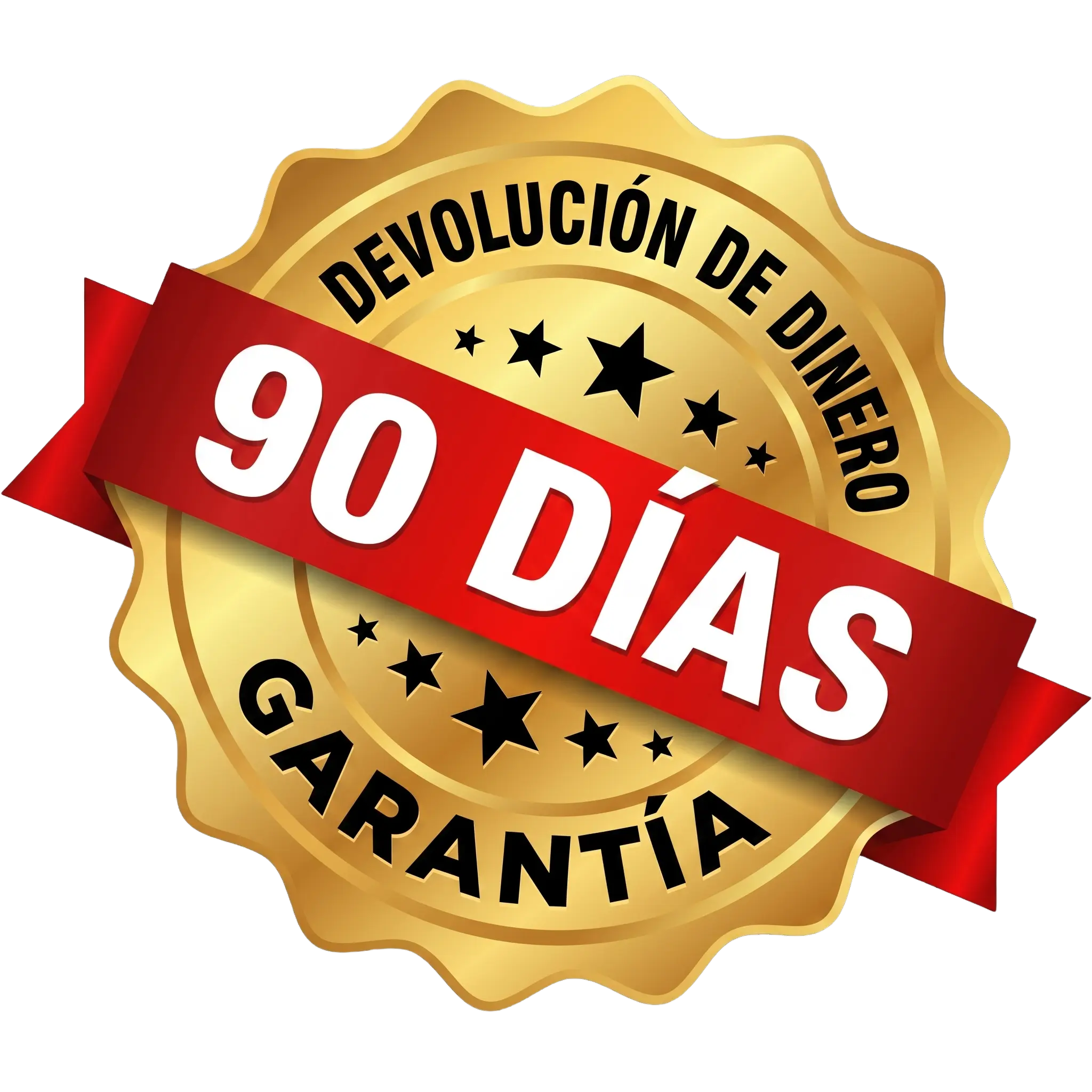 Garantía de devolución de dinero de 90 días